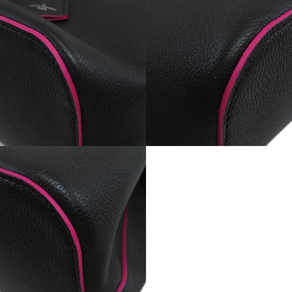 Louis Vuitton LockMe Bucket Shoulder Bag Marine Rouge Leather - Picture 9 of 9